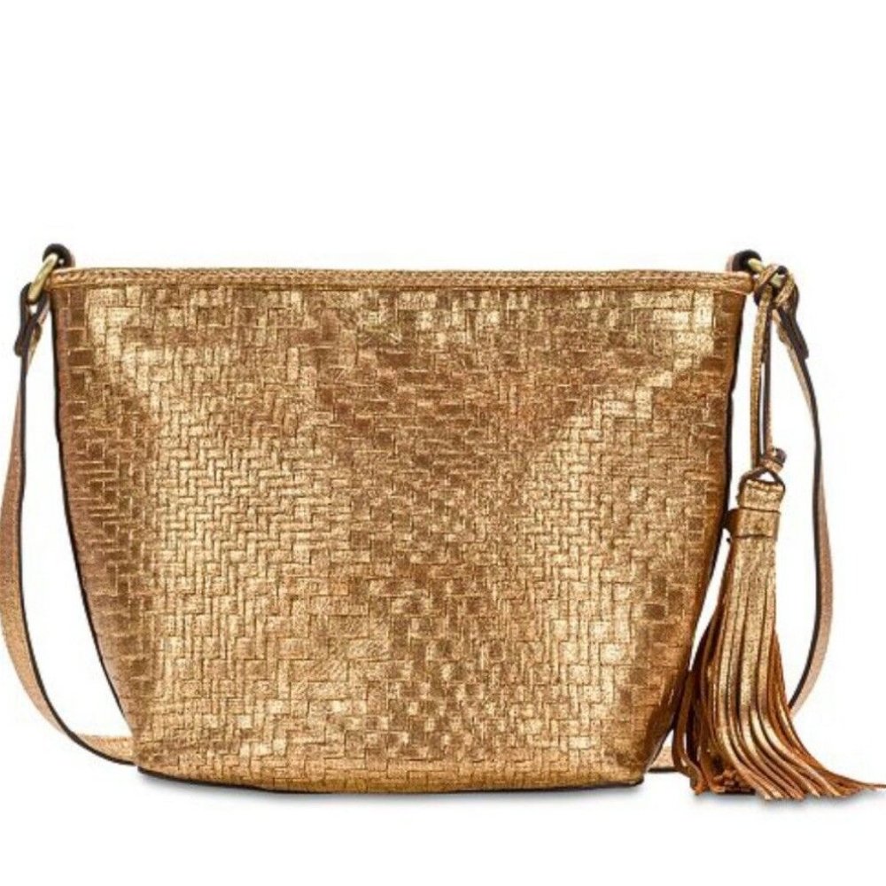 NWT: Patricia Nash metallic crossbody